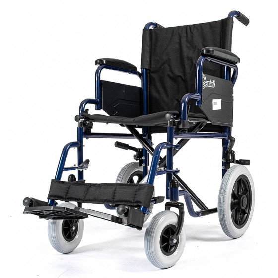 Wheelchair with Medium Size Wheels 46 cm Mobiakcare Gemini 0811602