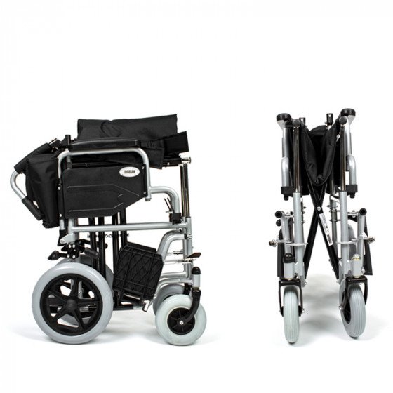 Narrow Wheelchair with Medium Size Wheels Mobiak Gemini 0811307