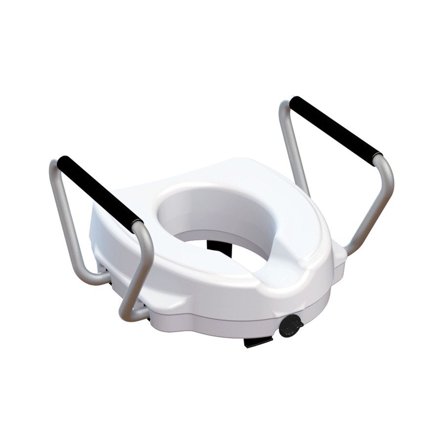 Raised Toilet Seat 12,5 cm with Fixed Armrests Mobiakcare 0805526