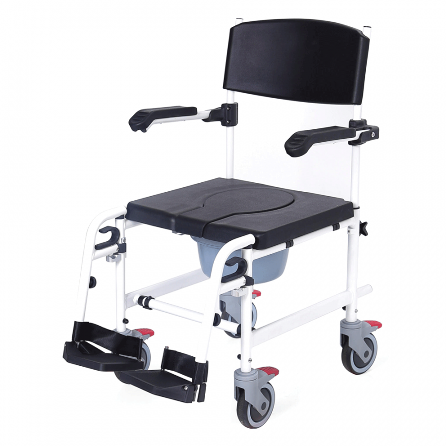 WC-Shower Wheelchair with Small Wheels Moretti RS846