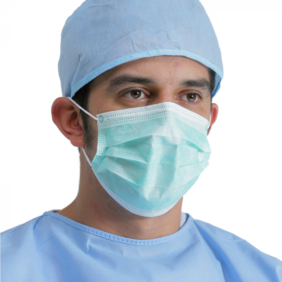 Χειρουργικές Μάσκες μίας χρήσεως με πιστοποίηση ΕΝ14683 TYPE IIR 98%