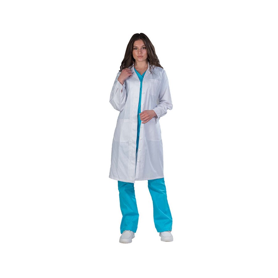 Women's Medical Robe with Collar Koinis Ex-04