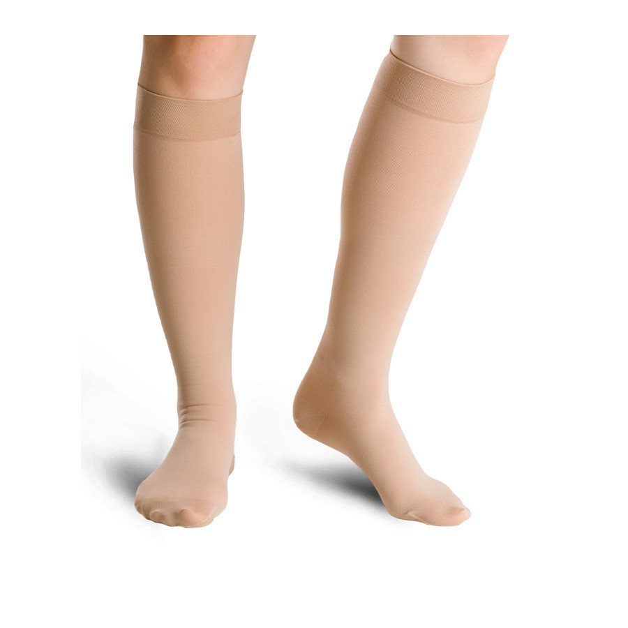 Varisan Top Under Knee Graduated Compression Stockings Ccl 1 (18-21 mmHg) Beige