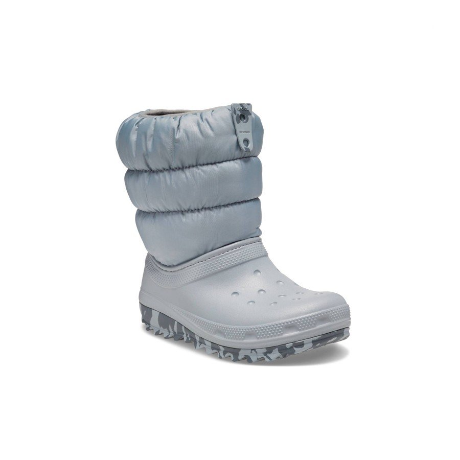 Crocs Classic Neo Puff Boot K 207684-007 Light Grey