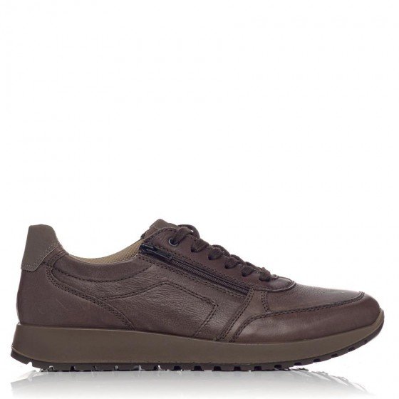 Men's anatomic sneakers Ara Matteo 34553-35H in brown color with removable insole.